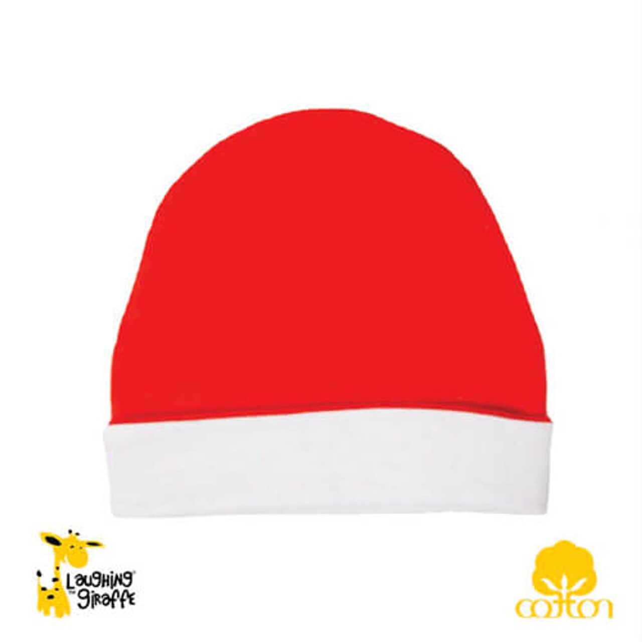 Edge Collections - 5" x 5" - Red - Cozy Baby Beanie Hat for Custom Embroidery - 1 Piece